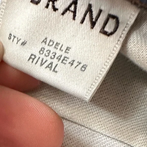 J Brand Adele Crop ankle Straight leg High Rise RIVAL Denim Jeans 27 -- 8334E476 - Picture 7 of 13